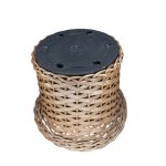 Vaso Simbidio C/Borda Junco Sintetico 20X23 - Imagem 2