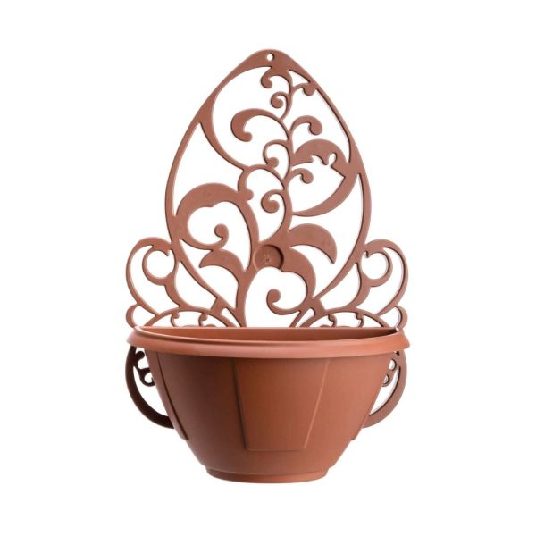 ARANDELA PAREDE MEDIA TERRACOTA