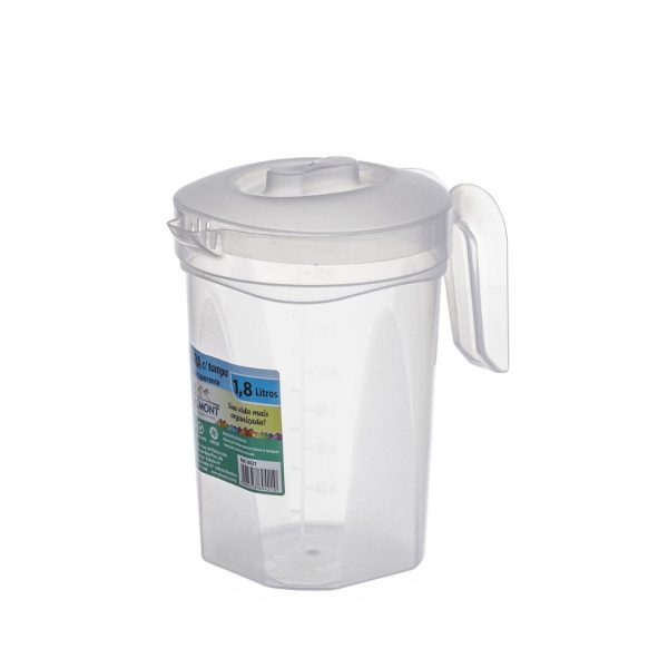 Jarra 1,8L Tranparente C/ Tampa - Plasmont