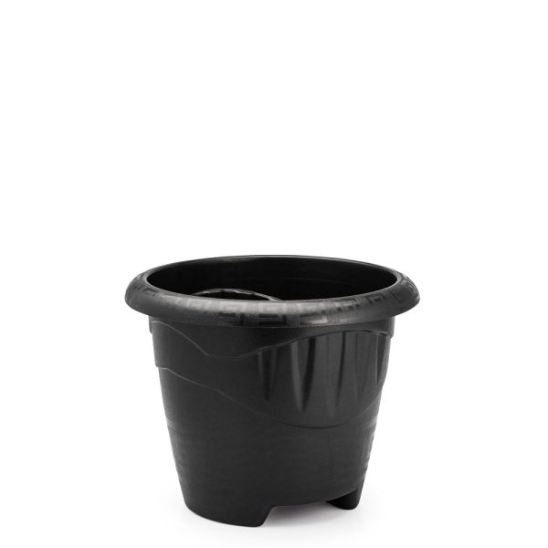 Vaso Redondo M 5 L Preto - Plasmont
