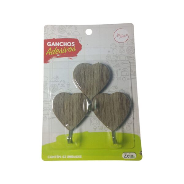 Kit 3 Ganchos Adesivos Art House