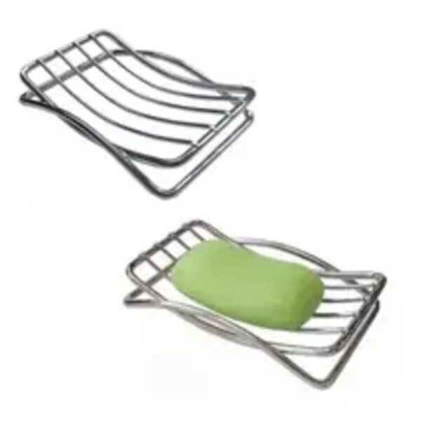 Saboneteira de Pia em Arame Cromado