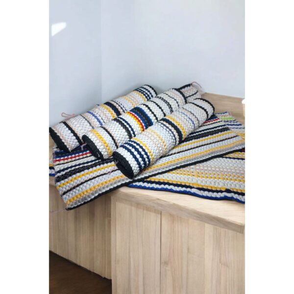 Tapete Artesanal Trançado 32×55 cm Modelos Variados