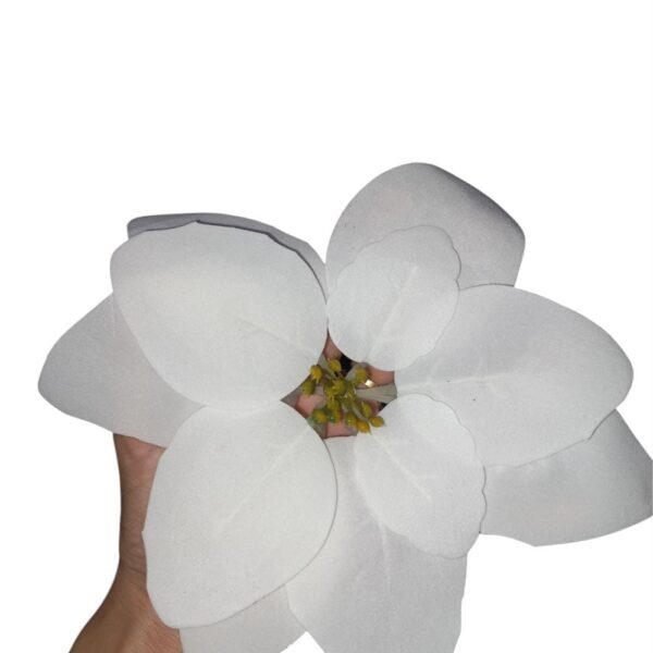 Flor Artificial Bico de Papagaio Branca 38cm – Decoração Natalina e Arranjos Florais