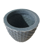 Vaso Cone Berlian Gold A96 19x23x15 cm Polietileno - Imagem 2