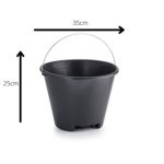 Balde Preto 12L - Plasmont - Imagem 3