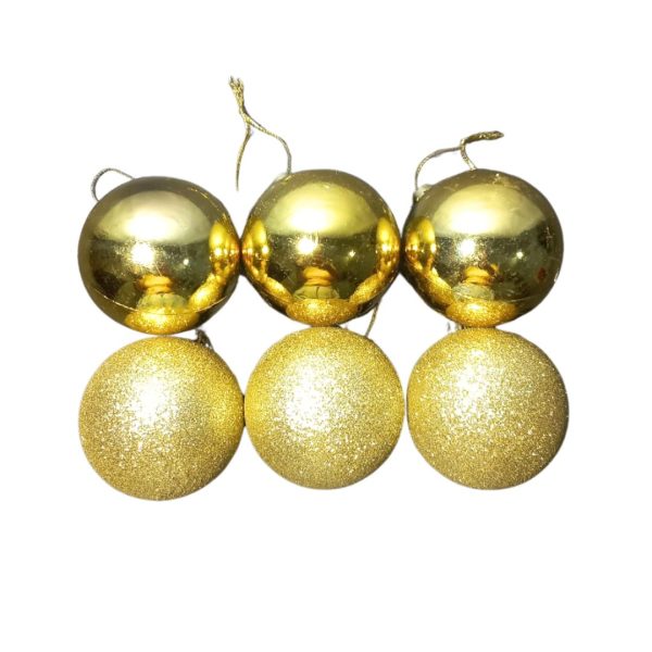 BOLA DE NATAL 6CM C/6PC 00265 B