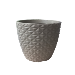 Vaso Cone Berlian Gold A96 19x23x15 cm Polietileno - Imagem 4
