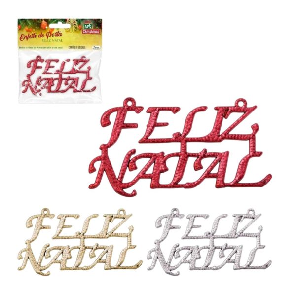 ENF PORTA FELIZ NATAL 15CM