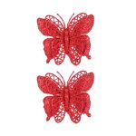 BORBOLETA GLITER 10CM C/2PCS - Imagem 6