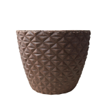 Vaso Cone Berlian Gold A96 19x23x15 cm Polietileno - Imagem 5