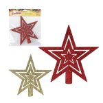 Ponteira Estrela Glitter 18Cm