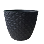 Vaso Cone Berlian Gold A96 19x23x15 cm Polietileno - Imagem 6