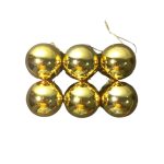 BOLA DE NATAL 5CM C/6PC  00264 B - Imagem 2