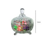 Bomboniere Potiche De Vidro c/ Pe 12x10 Cm - Imagem 3