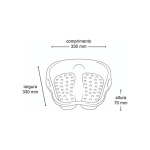 BACIA P/ PEDICURE ROSA ARQPLAST - Imagem 3