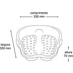 BACIA P/ PEDICURE PRETA - ARQPLAST - Imagem 3