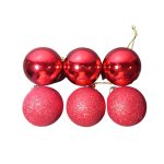 BOLA DE NATAL 6CM C/6PC 00265 B - Imagem 2