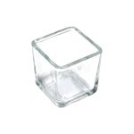 Vaso De Vidro 5X5X5Cm (Quad) Transparente - Imagem 5