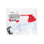 Torneira para Filtro Zein – Plástico, 7x5cm, Branca com Válvula Azul - Imagem 4