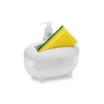 Porta Detergente E Bucha Branco