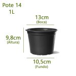 Pote Holambra Np14 Preto - Imagem 2
