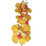 Qx Orquidea Amarela C/Vermelho X9 95Cm 64654