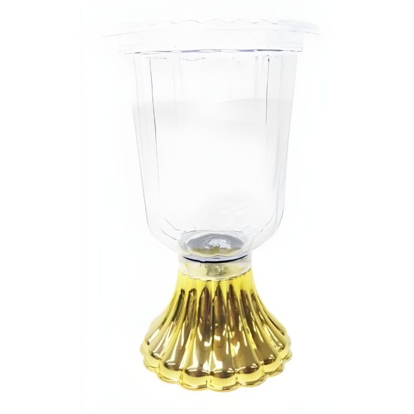 Vaso Grego Pequeno 750 Ml - Luxo Ouro