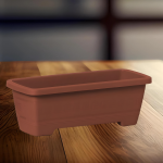 Vaso Retangular M 3L- Terra Cota - Imagem 4