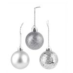 Bola Tb Jade 5Cm 9Pcs Prata - Imagem 3