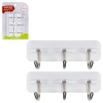 Gancho Ades Triplo 2Pcs 10,5Cm