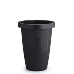 Vaso Grego Redondo M 21 Litros - Preto