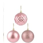 Bola Tb Diamante 8Cm 4Pcs Rose - Imagem 5