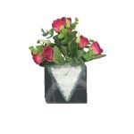 Vaso Cone Transparente 10X10X07 Cm W03 - Willian - Imagem 2