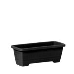 Vaso Retangular Grande 7 Litros Preto