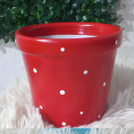 Vaso Violeta Bolinha A10 X B12,5 Cm