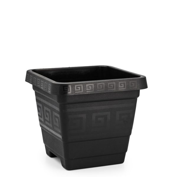 Vaso Quadrado Gg  18L- Preto