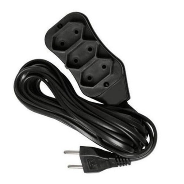 Extensao 10M Tomada Multipla Pt Pl 2X0,75Mm Saq