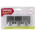 Gancho Ades Metal Quadr 3Pcs - Imagem 3