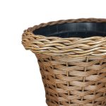 Vaso Simbidio C/Borda Junco Sintetico 20X23 - Imagem 3