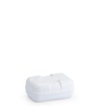 Saboneteira De Plastico Com Tampa Para Pia E Viagem