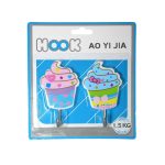 Kit 2 Ganchos - Plastico - 7892017102289