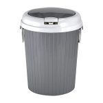 LIXEIRA COM TAMPA DE PLASTICO 17X20X27CM 6 L