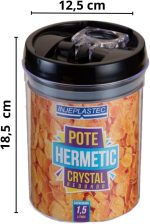 Pote Hermetic Color Redondo Medio 1,5 Lt - Imagem 2