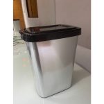 Lixeira 9 Lts C/ Click Label Inox- Coleta Seletiva - Imagem 4