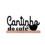 ENFEITE PLACA DE MDF 27,5X13X3,5CM