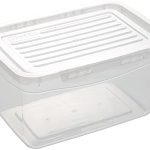 Pote Com Trava 500Ml Alto Transparente