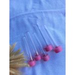 Kit 10 Tubetes Para Festa Tampa Lisa - Rosa - Imagem 4