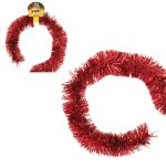 Festão Corte Fino Para Enfeite Natalino 6cm x 2m