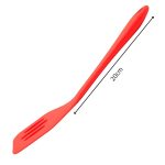 SILICONE  ESPATULA VAZADA 28 CM X 7,5CM VERMELHO - Imagem 3
